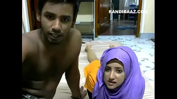 Hot muslim indian couple Riyazeth n Rizna private Show 3 köra filmer