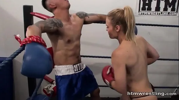 أفلام Female Domination Beatdown Boxing Man vs Woman رائجة