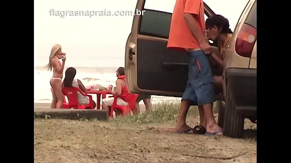 Film interessanti Coppia impertinente fa sesso orale in pubblico sulla spiaggia di Mongaguá - SPdrive