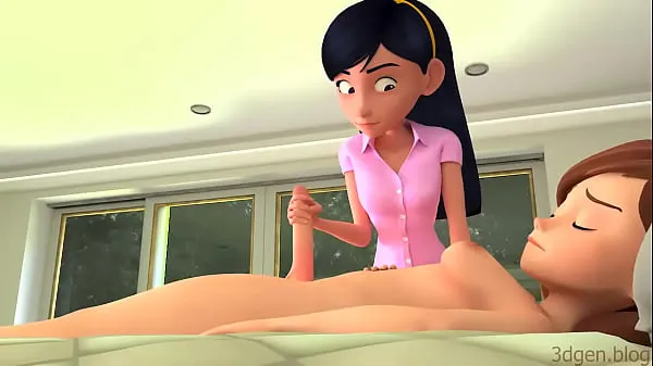 Hot Violet gives Handjob to m. The Incredibles Porn drive Movies