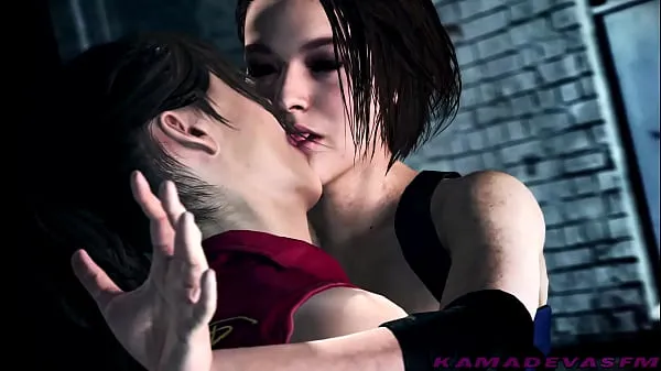 Žhavé filmy na disku Resident Evil : Claire & Jill Lesbian Kissing | KamadevaSFM