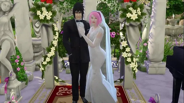 Películas La Boda de Sakura Parte 1 Naruto Hentai Netorare Esposa Vestida de Novia Engañada Marido Cornudo Anime populares