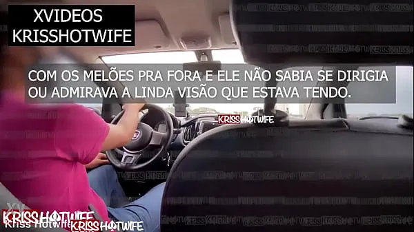 Filmes Puta Casada Kriss Hotwife Provocando O Motorista De Aplicativo Que Não Resistiu e Passou a Mão Em Seus Grandes e Deliciosos Peitos populares