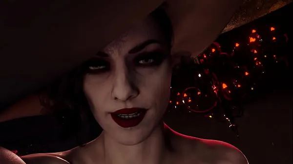 Hot Resident evil village Lady Dimitrescu Hardcore sex femdom drive Movies