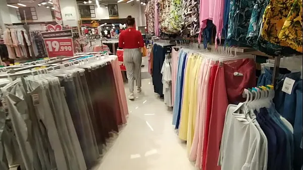 Hot I chase an unknown woman in the clothing store and show her my cock in the fitting rooms drive Movies