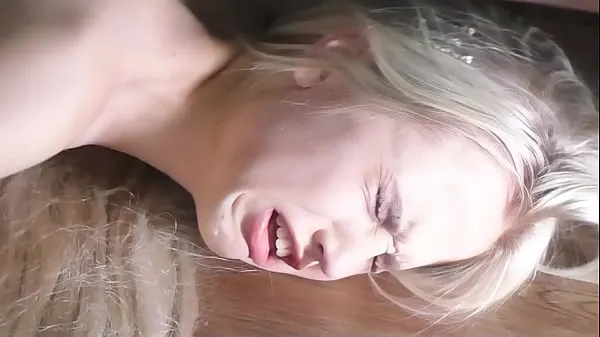 Hot no lube anal was a bad idea 18 yo blonde teen can hardly take it rough painal drive Movies