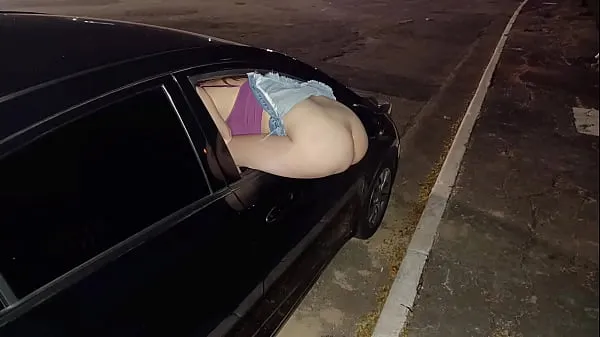 Hot Married with ass out the window offering ass to everyone on the street in public drive Movies