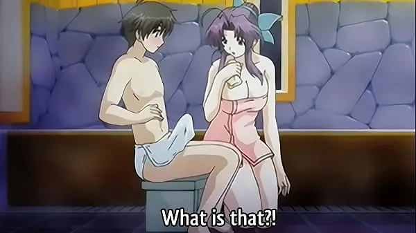 Filem Step Mom gives a Bath to her 18yo Step Son - Hentai Uncensored [Subtitled drive panas